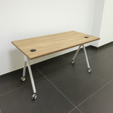 مكتب 120×60×75 سم + شاسيه معدني – خشبي – AZ50008