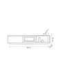 TV Table, 160 × 35 × 45 cm - MOD - AZ30048