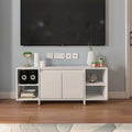 TV Table, 120 × 35 × 52 cm - White - AZ30049