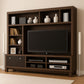 TV table 200 x 200 x 40 cm - brown - AZ111336