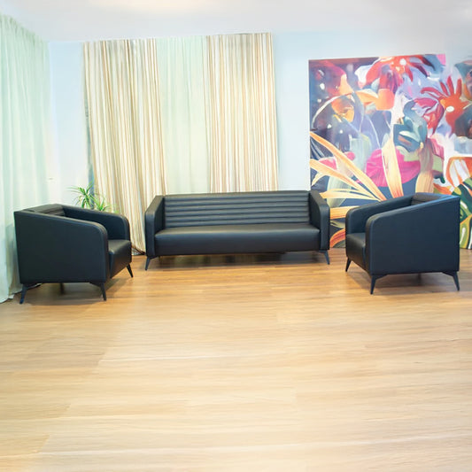 Office Sofa Set – Black - ZAYTONE