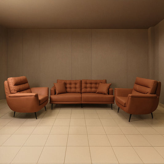 Office Sofa Set – Brown - HC-ANSARI