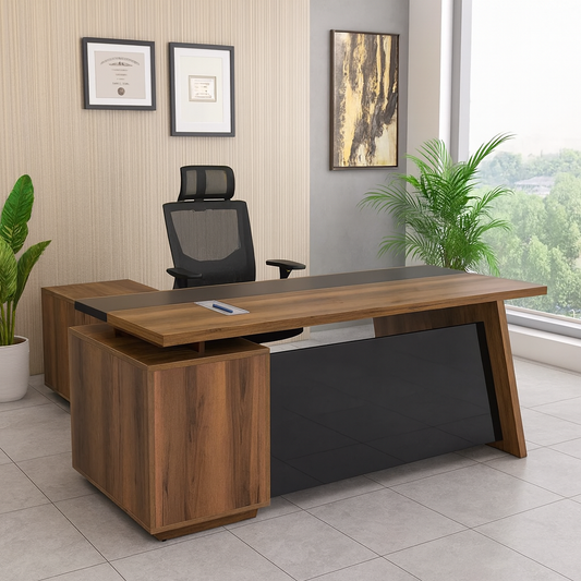مكتب مدير 160×60×75 سم – خشبي – AZ1292