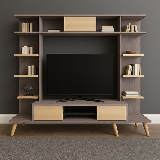 TV table 200 x 200 x 40 cm - wooden - AZ111334