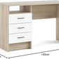 Desk 120 x 50 x 75 cm - Wooden and White - AZ1048
