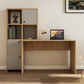 Desk 140 x 50 x 75 cm - White& wooden - AZ1105