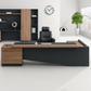 Manager's desk 220 x 75 x 70 - wooden & black - AZ1111