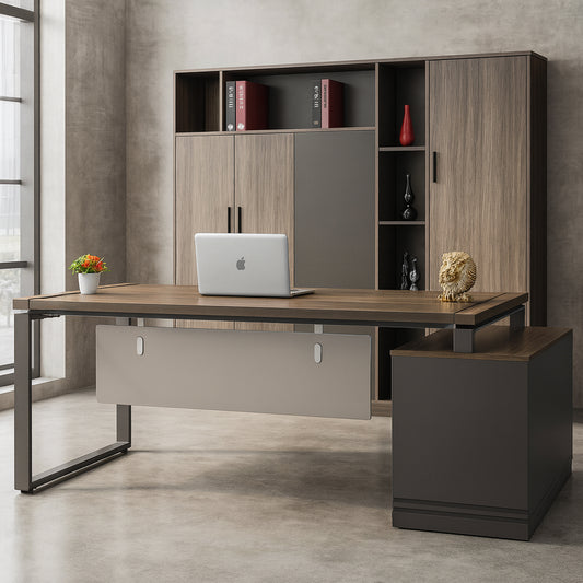 Desk 75*180*80 CM - Brown - AZ120101