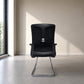 Fixed Back Office Chair 66*64*100 cm - Black - A859