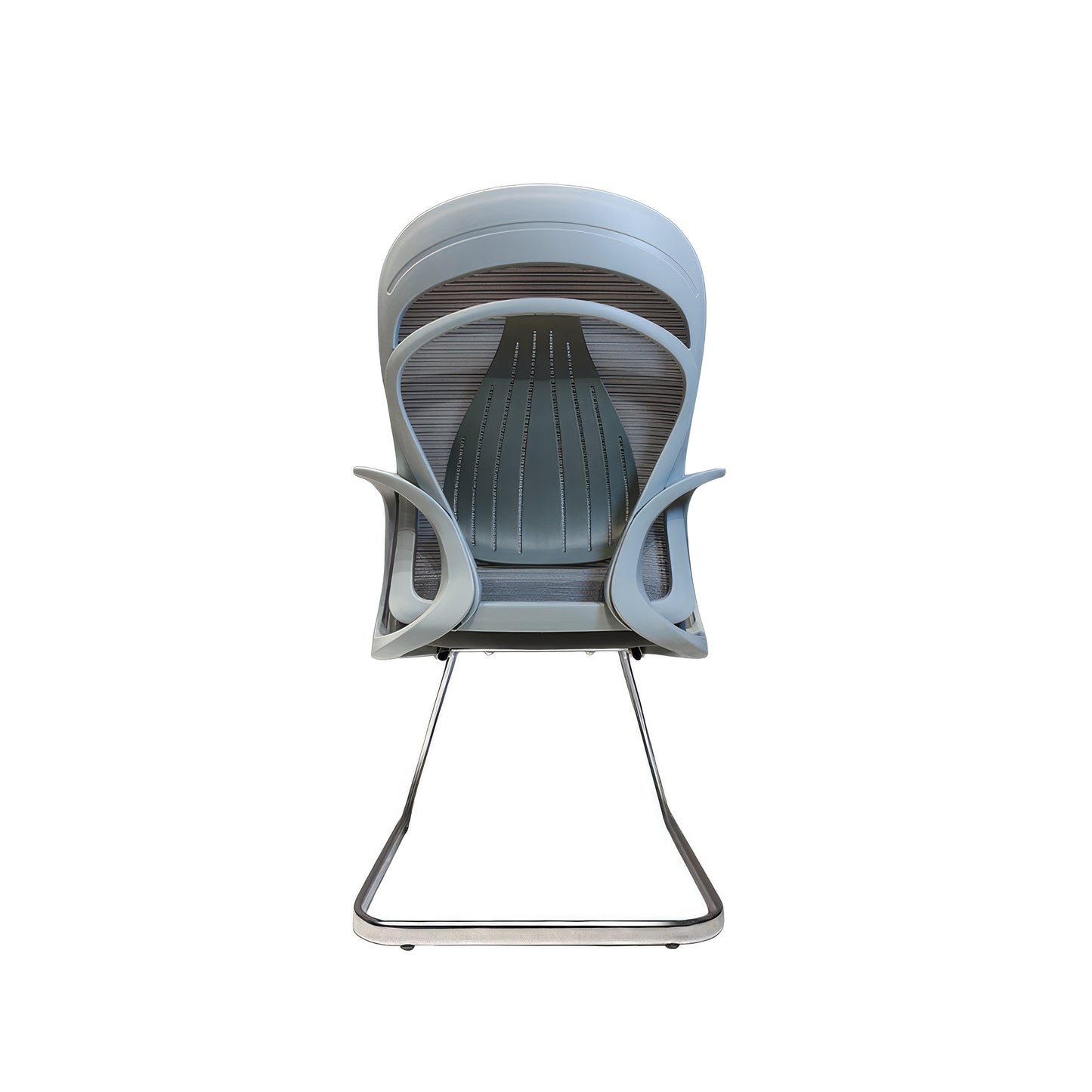 Fixed Back Office Chair 61*62*100 cm - Grey - A809-2