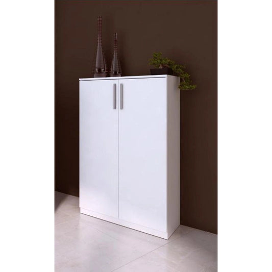 Shoe Cabinet, 60 × 38 × 110 cm - White - AZ40055
