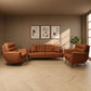 Office Sofa Set – Brown - HC-ANSARI