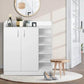 Shoe Cabinet, 100 × 38 × 110 cm - White - AZ40056