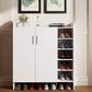 Shoe Cabinet, 100 × 32 × 120 cm - White - AZ40058