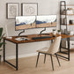 Desk 75 x 200 x 80 cm - Brown - AZ11167