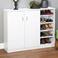 Shoe Cabinet, 100 × 38 × 100 cm -  white  - AZ4005