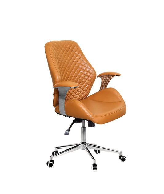 Mid Back Office Chair 89*64*62 cm - Brown -  GL-305