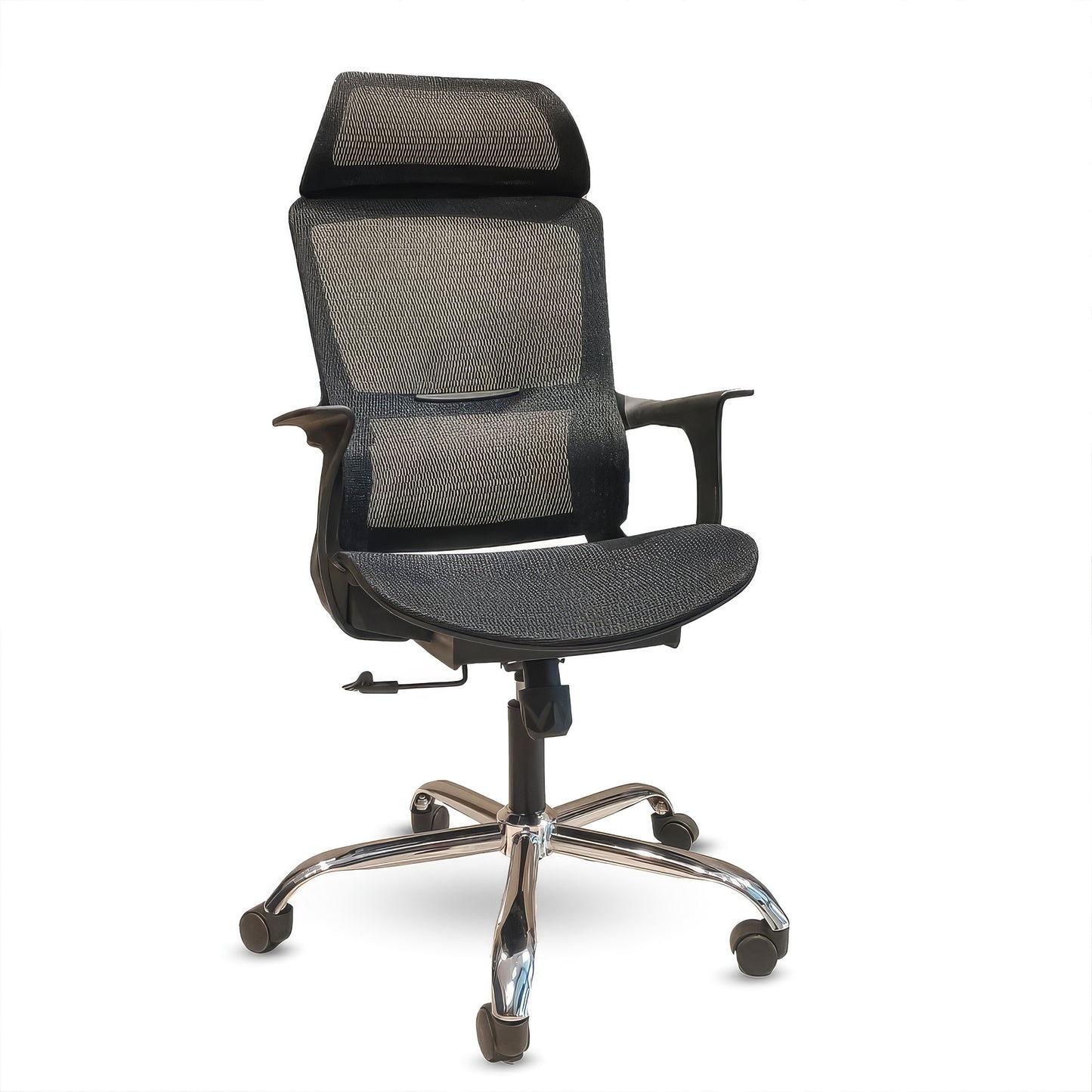 كرسي مكتب ظهر عالي 137×60×58 سم - أسود - 834A
