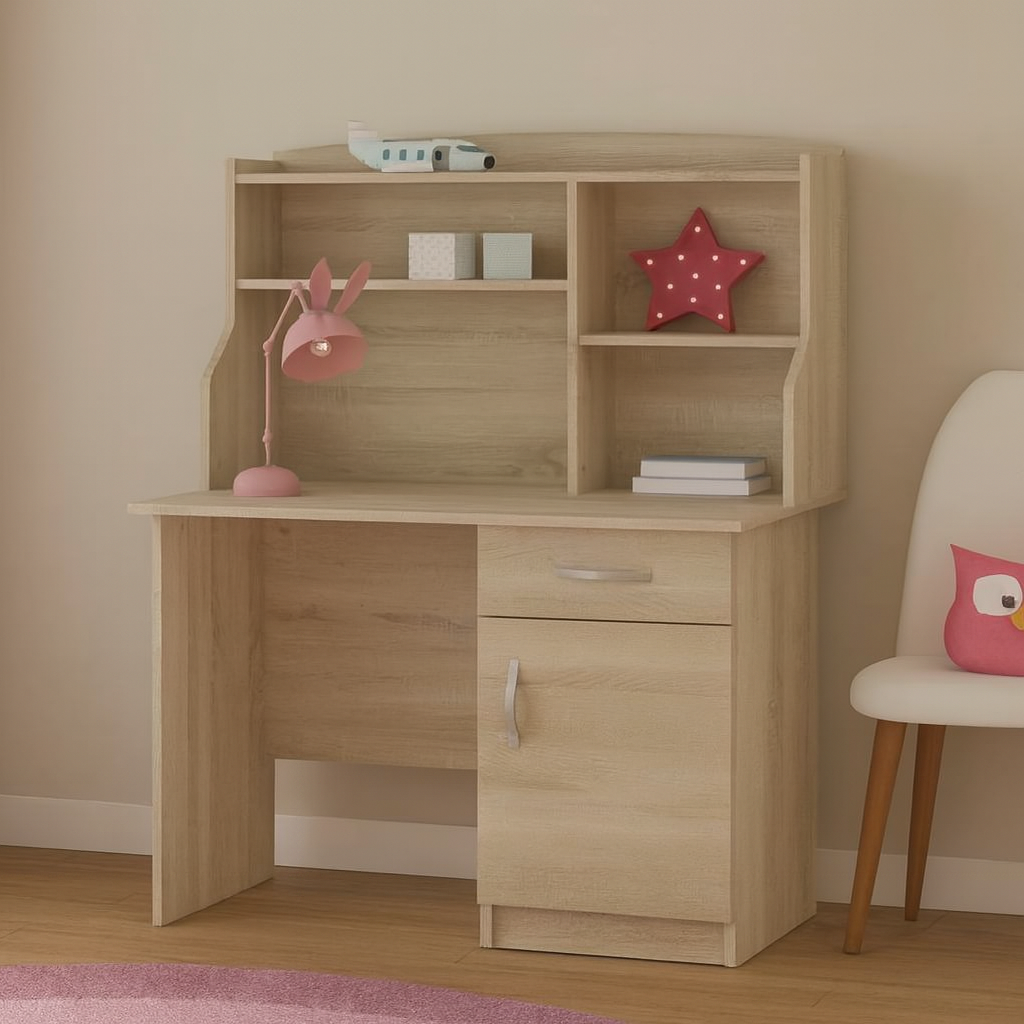Desk 100 x 60 x 140 cm - wooden - AZ1200