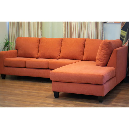 Modern L-Shaped Corner Sofa (Pine Wood, Plywood) – Loura