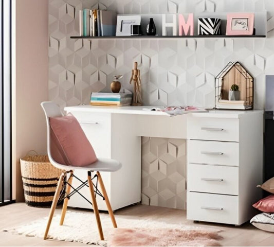 Desk 140*75*60CM - white- AZ1247