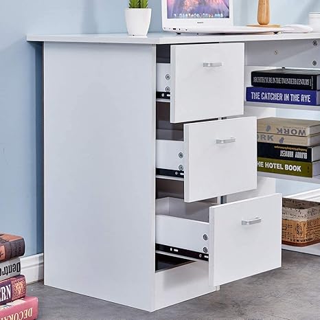 Desk 120 x 60 x 74 cm - White - AZ1056