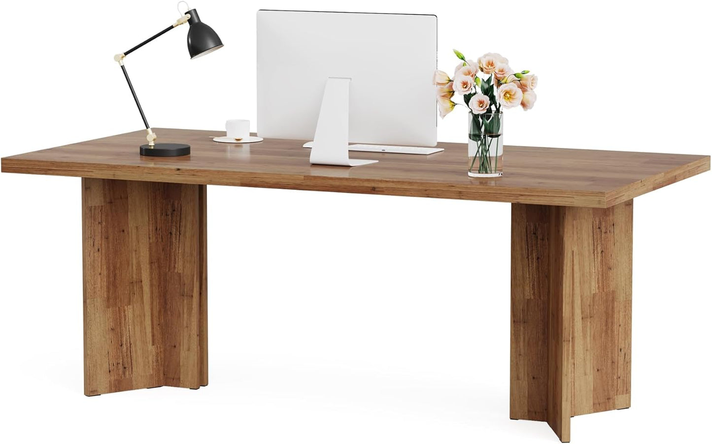 Desk 75 x 220 x 80 cm - Wooden - AZ11171