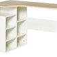 Desk 120 x 45 x 74 cm - Beige and White - AZ1055