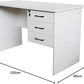 Desk 120 x60 x 75 cm - white- AZ1094