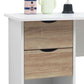Desk 120 x 60 x 75 cm - Beige and White - AZ1064