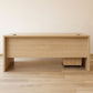 مكتب 180×80×75 سم + وحدة أدراج متحركة - بيج - AZ50028
