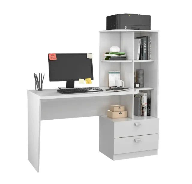 Desk 140 x 50 x 130 cm - White - AZ1008