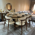 Valencia Dining Room – Table 200×100 cm, Buffet 180 cm, 6 Chairs 