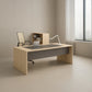 Desk 75*200*80 CM - Brown - AZ12099