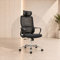 High Back Office Chair 125*50*45 cm - Black - B852