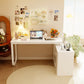 Desk 75 x 220 x 80 cm - White - AZ11186