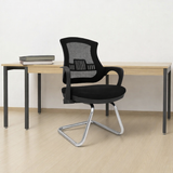 Fixed Back Office Chair 90*60*60 CM - Black - Elite