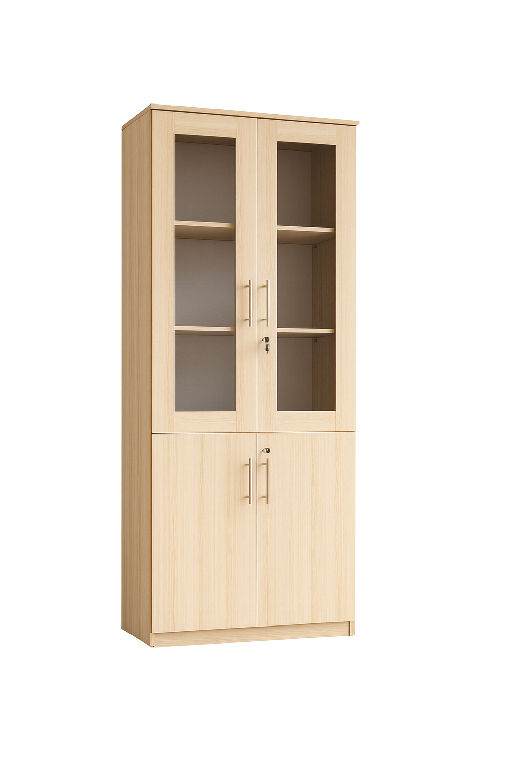 Bookcase 2 Doors - 200×80×40 cm – Wooden – AZ50034