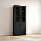 مكتبة 2 ضلفة 200×80×40 سم – أسود – AZ50054