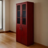 مكتبة 2 ضلفة – 200×80×40 سم – بني – AZ50031