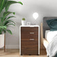 Desk 120 x 60 x 75 cm - Wooden and White - AZ1066