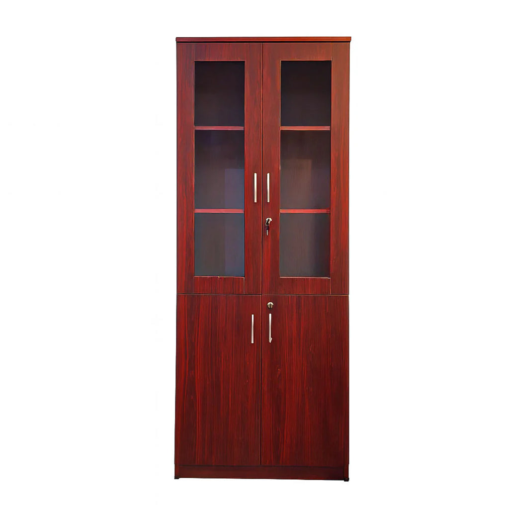 مكتبة 2 ضلفة – 200×80×40 سم – بني – AZ50031