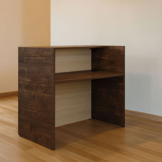 كاونتر 120×60×130 سم – بني وبيج – AZ50037
