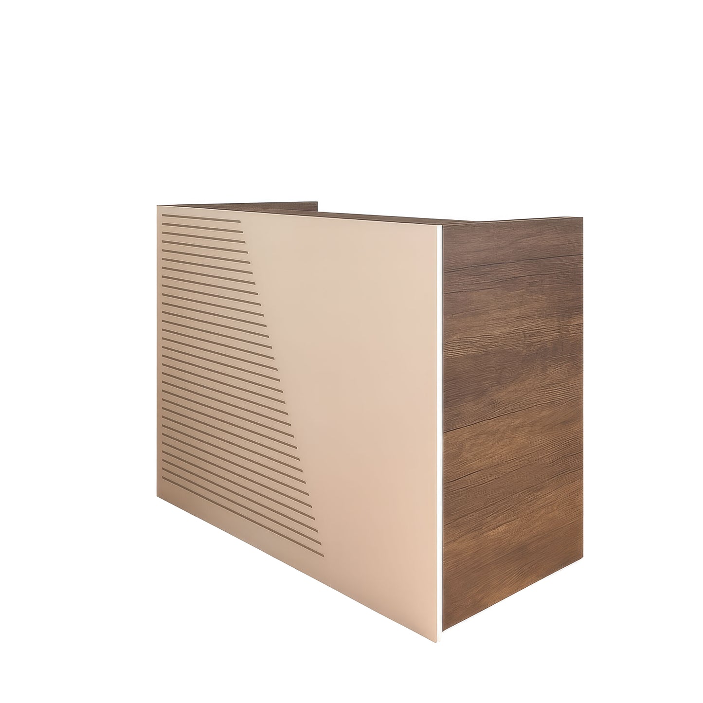 كاونتر 120×60×130 سم – بني وبيج – AZ50037