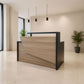 كاونتر 140 × 60 × 114 سم – خشبي وأسود – AZ50046