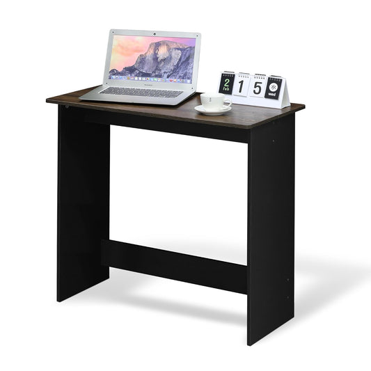 Desk 100 x 40 x 75 CM - black and wooden - AZ1258