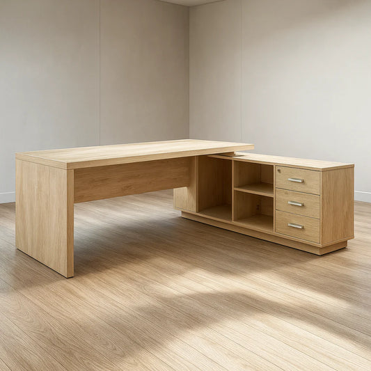 مكتب مدير 75×160×80 سم - خشبي - AZ12053