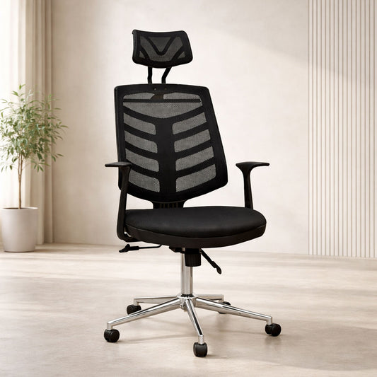 HIGH Back Office Chair 120*65*65 cm - Black - Piramit