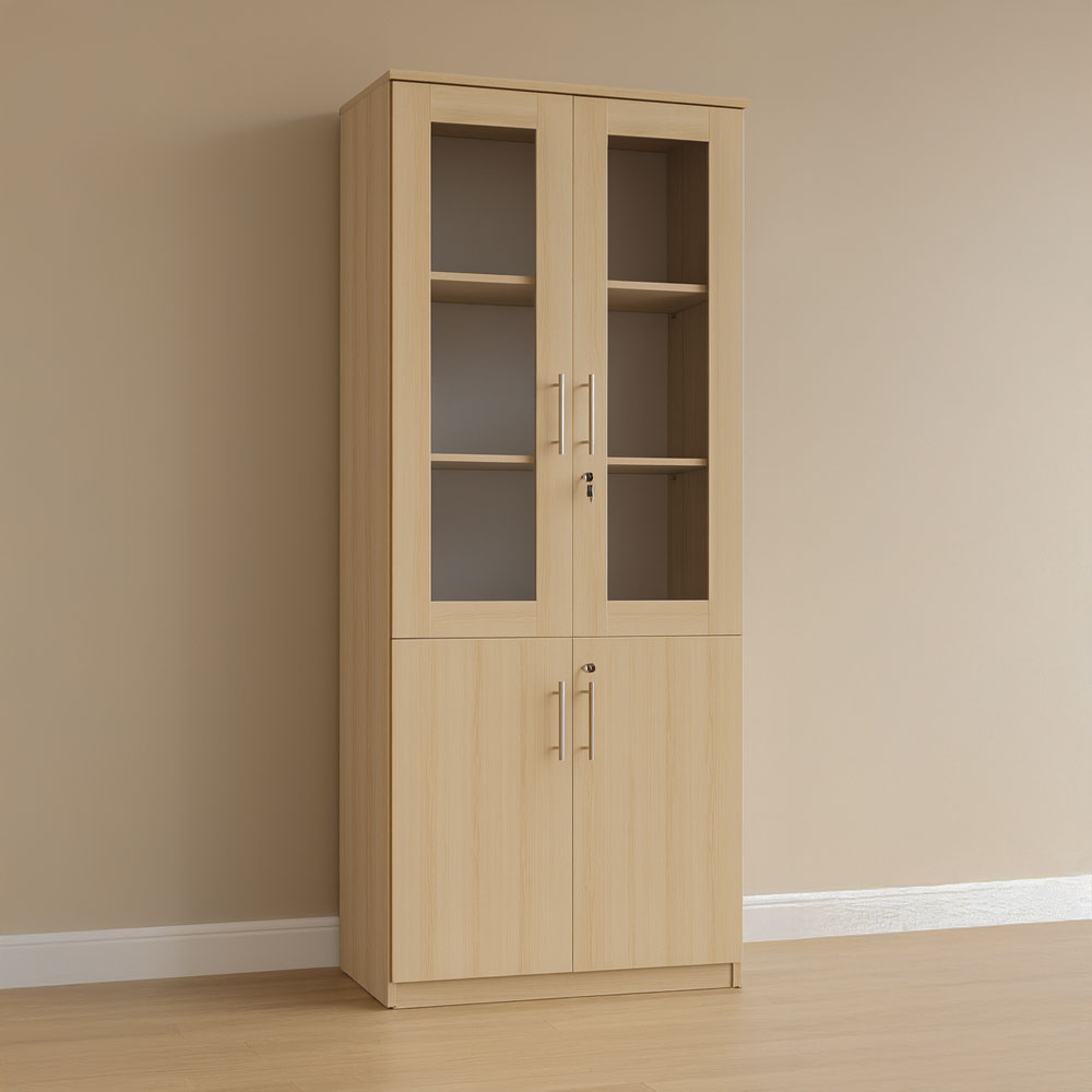 Bookcase 2 Doors - 200×80×40 cm – Wooden – AZ50034