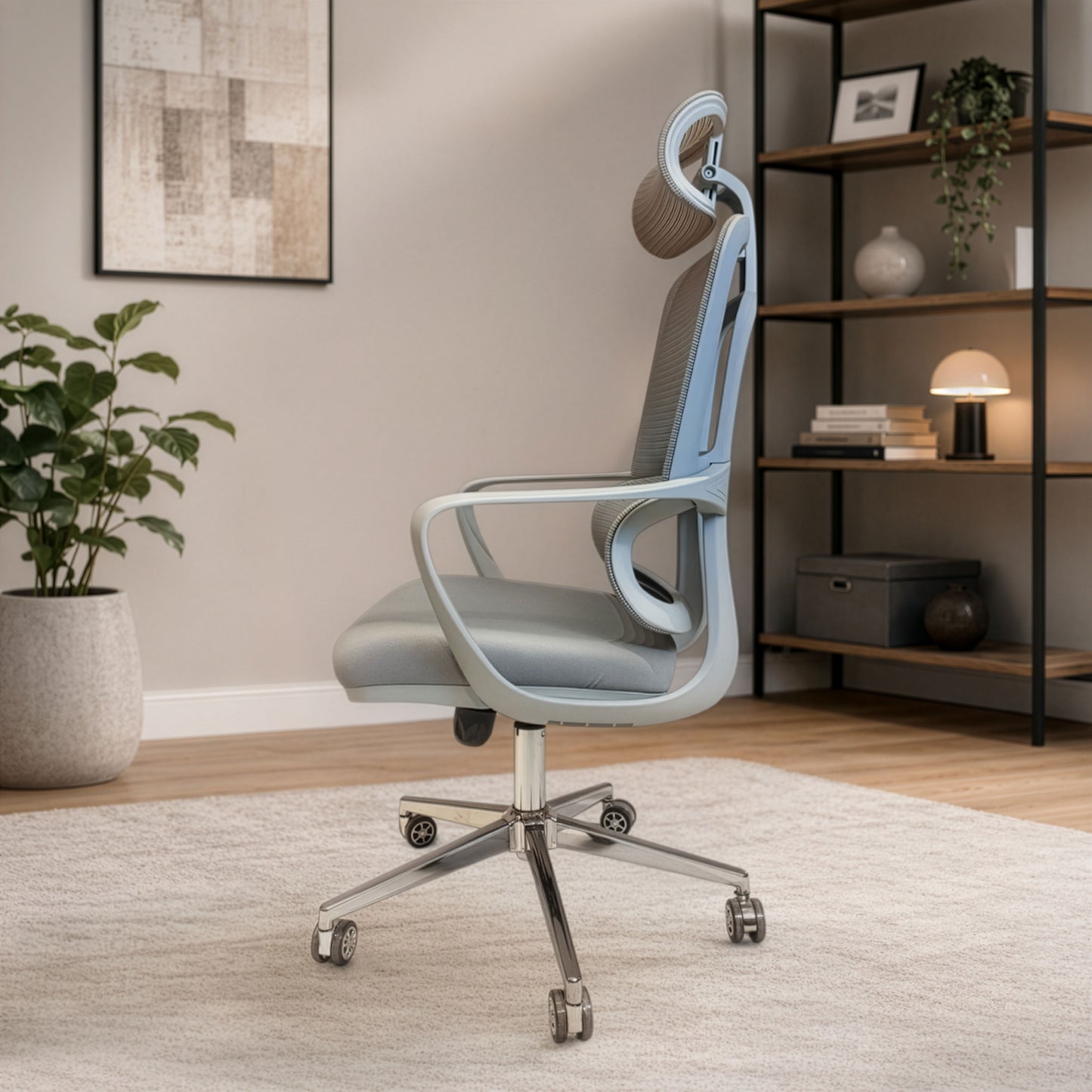 Modern Office Chair 120*54*65 cm - Grey - 007-2
